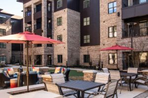 The Westcott Apartments 55+ Active Adult Courtyard