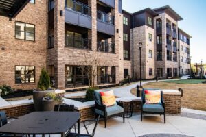The Westcott Apartments 55+ Active Adult Courtyard