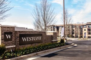 The Westcott Apartments 55+ Active Adult Entrance