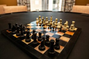 Chess board at The Westcott