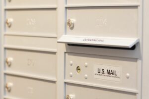 55 and older active adult community mailroom